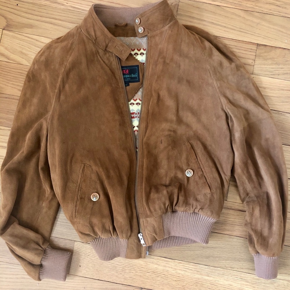 Abercrombie & Fitch 100% genuine suede jacket